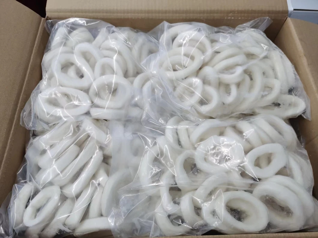 Frozen Squid Ring/Anillas De Pota/Frozen Seafood/Illex Squid Rings/Todarodes Squid Rings/Gigas Squid Rings