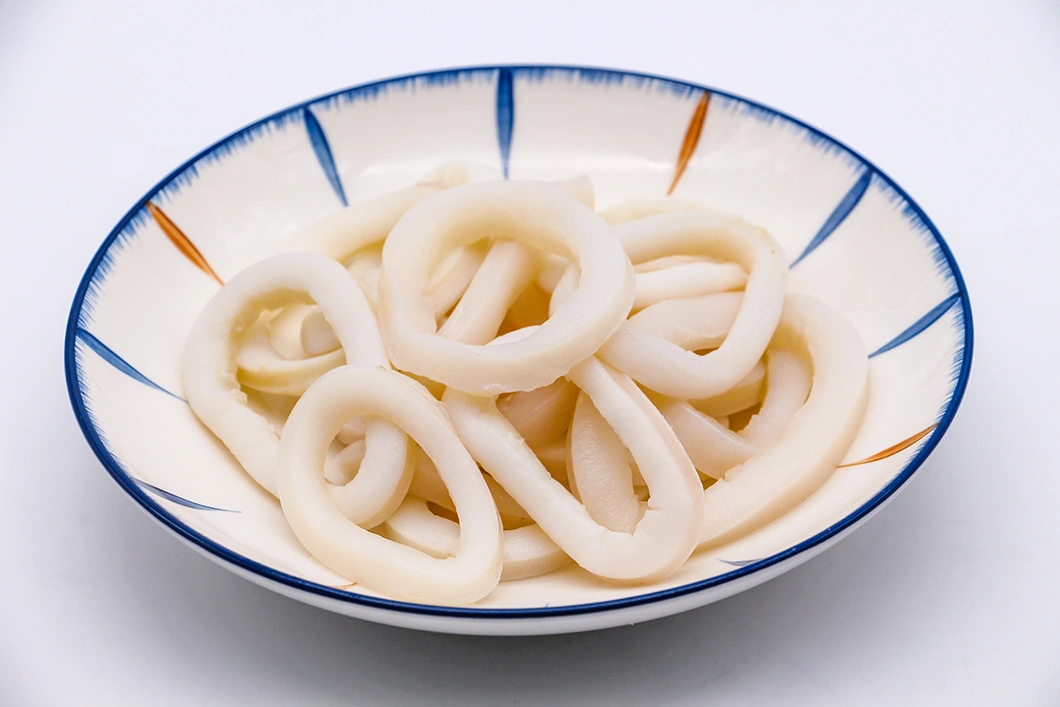 Factory Outlet Tender and Delicious Chinese Food Frozen Skinless Squid Rings