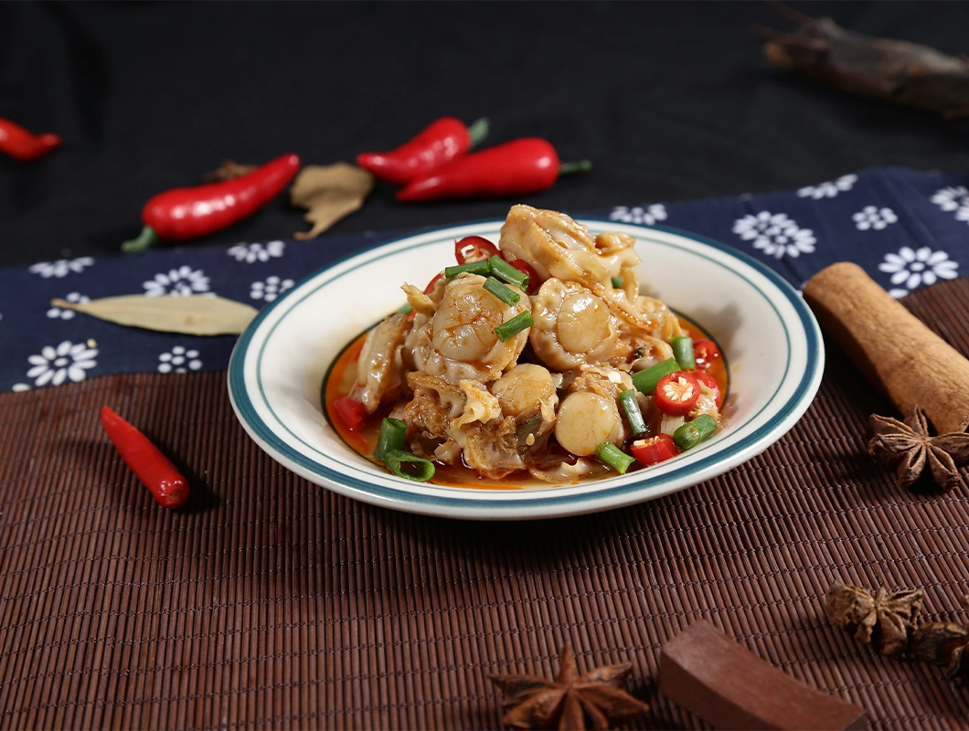 Delicious Nutritious and Reasonable Price Chinese Instant Seafood Frozen Spicy Scallop