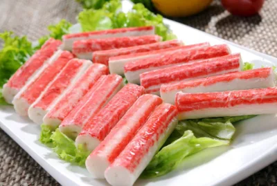 Bâtonnet de crabe surimi japonais aux fruits de mer surgelés